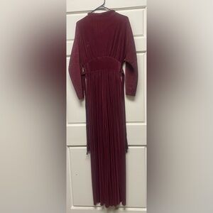 Elegant Burgundy Jumpsuit